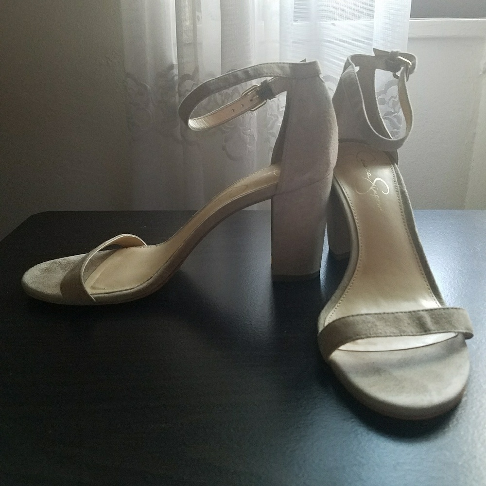 Jessica Simpson Suede Block heels